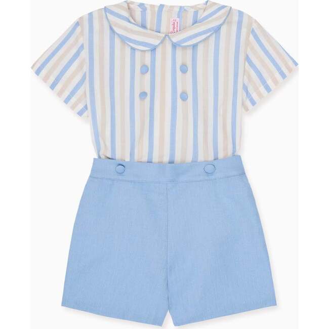 Light Blue Fantino Baby Boy Set - Mixed Apparel Set - 1