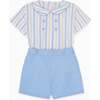 Light Blue Fantino Baby Boy Set - Mixed Apparel Set - 1 - thumbnail