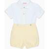 Lemon Stripe Orlando Baby Boy Set - Mixed Apparel Set - 1 - thumbnail