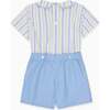 Light Blue Fantino Baby Boy Set - Mixed Apparel Set - 4 - thumbnail