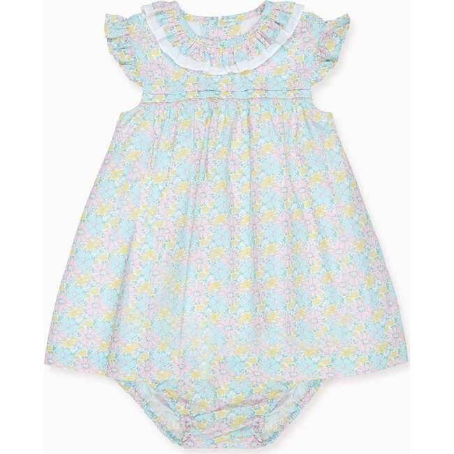 Aqua Floral Lilia Baby Girl Set - Mixed Apparel Set - 1