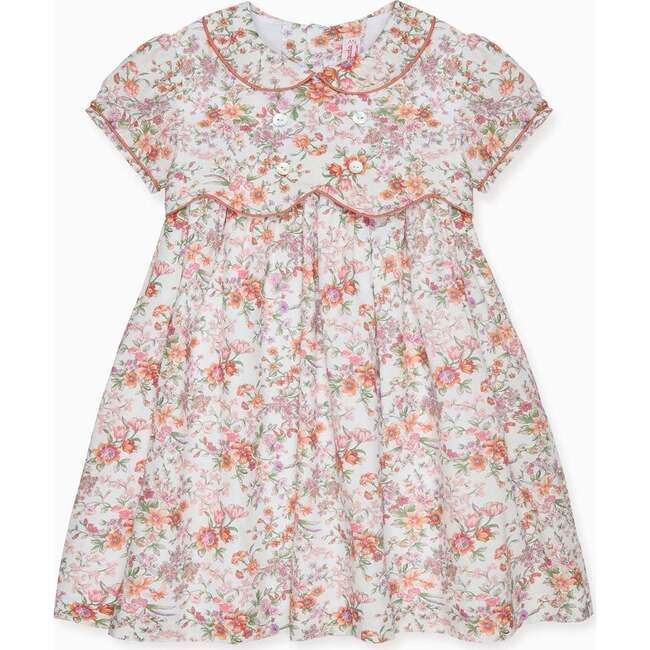 Pink Floral Romina Girl Dress - Dresses - 1