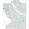 Aqua Floral Lilia Baby Girl Set - Mixed Apparel Set - 3