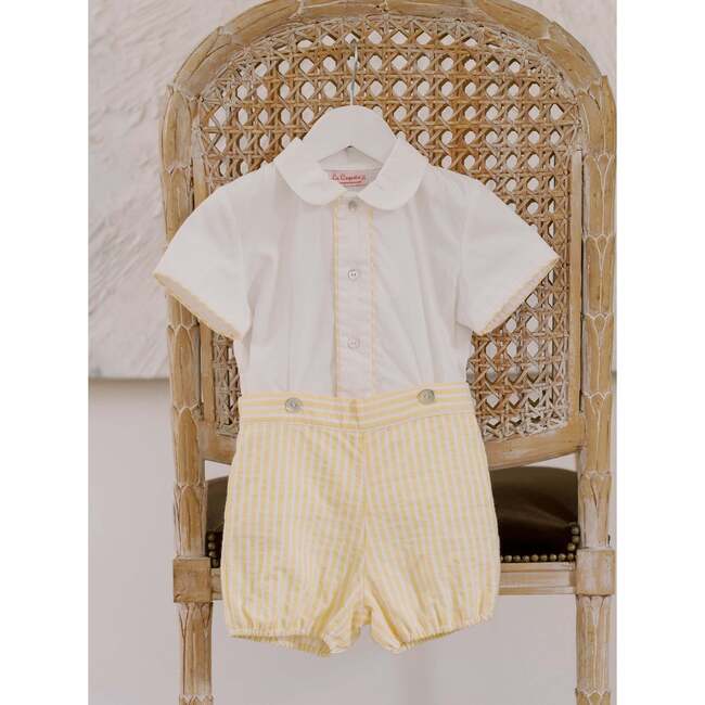 Lemon Stripe Orlando Baby Boy Set - Mixed Apparel Set - 5