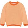 Lorca Cotton Knit Jumper, Peach - Sweaters - 1 - thumbnail