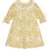 Abigail Floral Dress, Yellow - Dresses - 1 - thumbnail