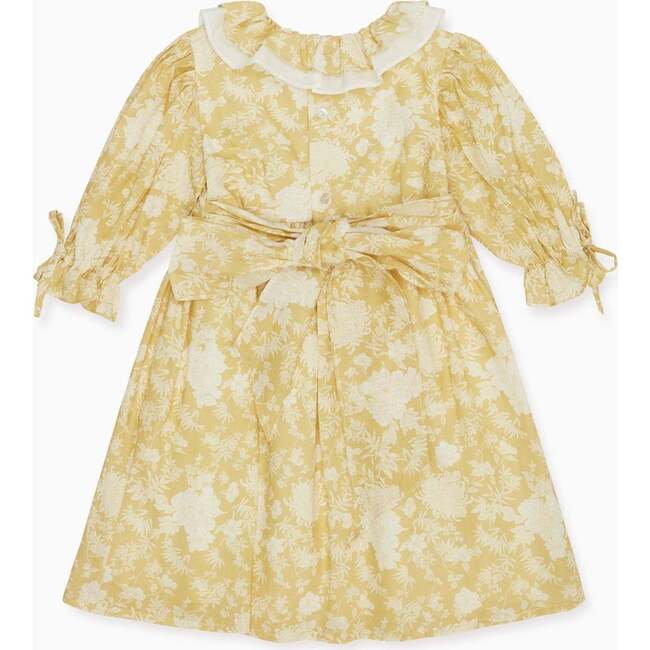 Abigail Floral Dress, Yellow - Dresses - 5
