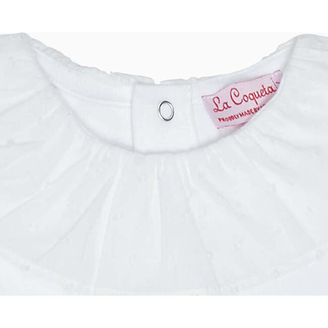 Pluma Cotton Baby Body Vest, White - Onesies - 2