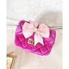 Hot Pink Diamond Bow Purse - Bags - 3