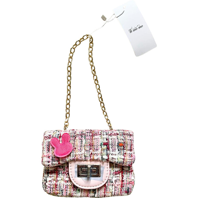 Little Lady Purse With Bunny Patch, Hot Pink