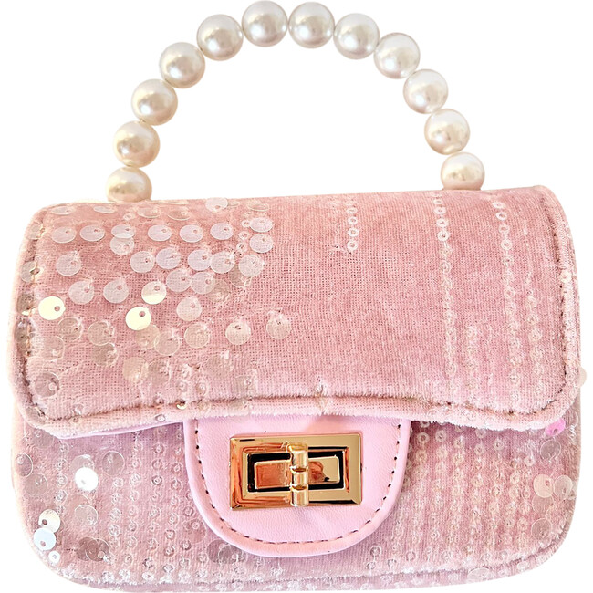 Light Pink Sequins Little Lady Purse