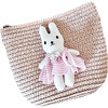 Pink Straw Bunny Purse - Bags - 1 - thumbnail