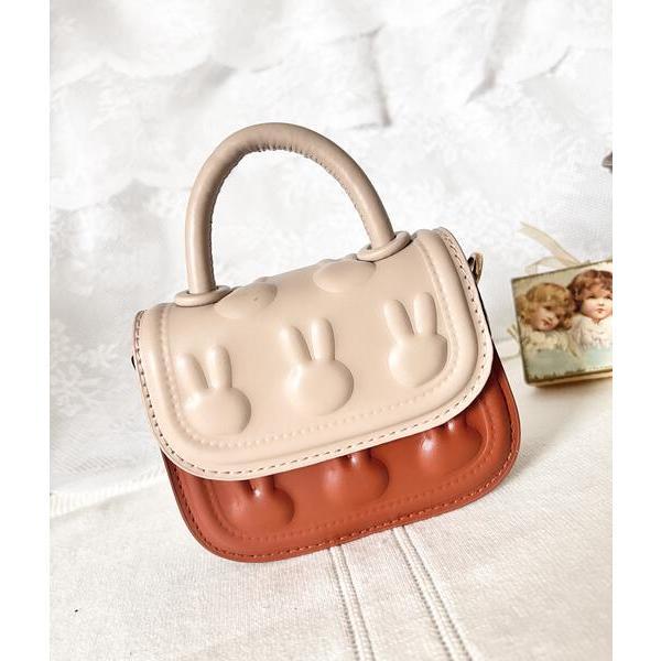 Brown Faux Leather Bunny Purse - Bags - 3