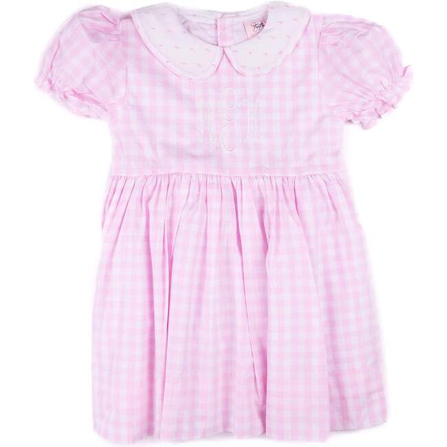 Kylie Dress, Pink Swiss