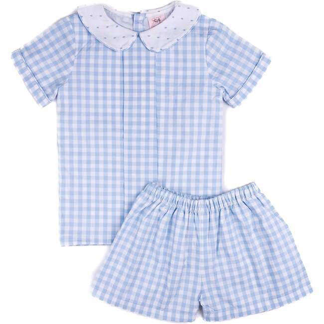 Heintz Short Set, Blue Swiss