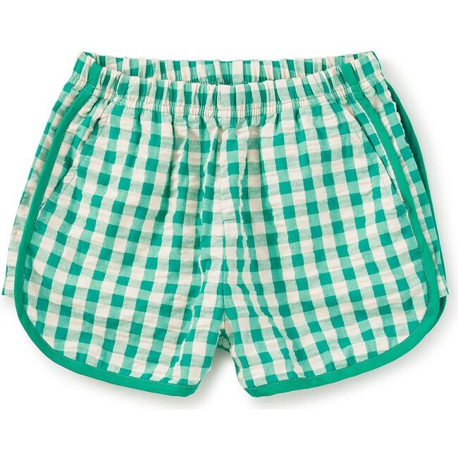 Woven Dolphin Shorts, Garden Party Check