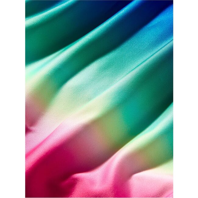 Rash Guard One-Piece Swimsuit, Rio de Janeiro Rainbow