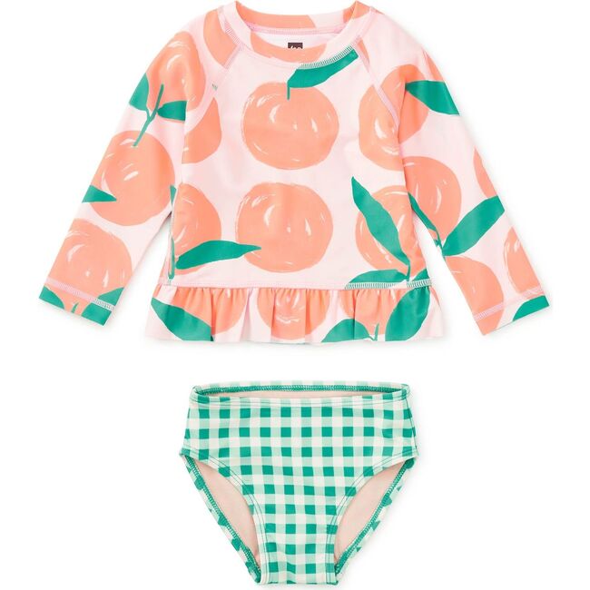 Rash Guard Baby Swim Set, Valencia Orange