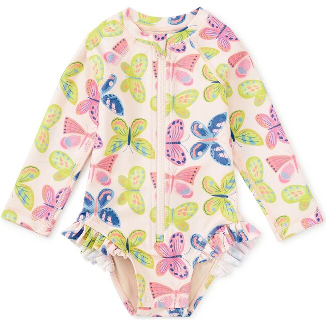 Rash Guard Baby Swimsuit, Flutter Fiesta