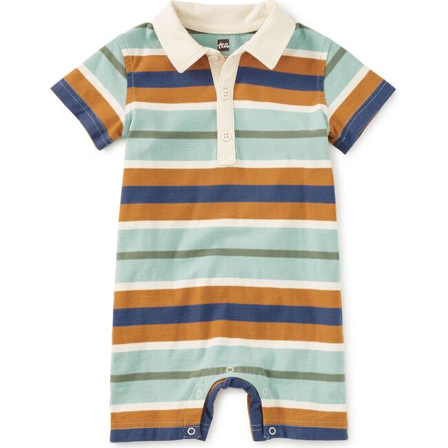 Polo Baby Romper, Mineral