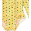 Rash Guard Baby Swimsuit, Vintage Floral Tile - Two Pieces - 2 - thumbnail