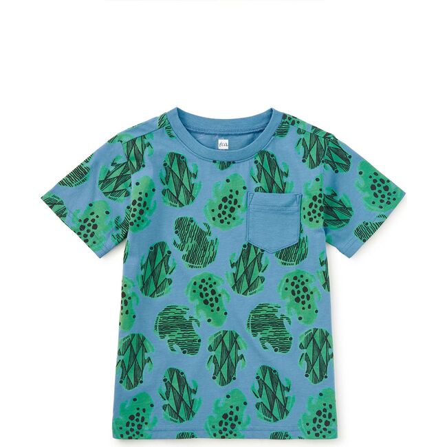 Printed Pocket Tee, Hopalong Frogs