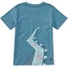 Scottish Dragon Graphic Tee, Aegean Blue - T-Shirts - 2