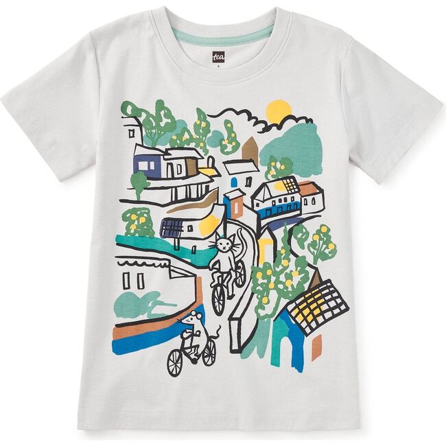 Hills of Andalucía Graphic Tee, Vapor