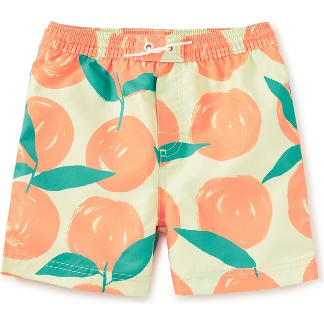 Mid-Length Swim Trunks, Valencia Orange