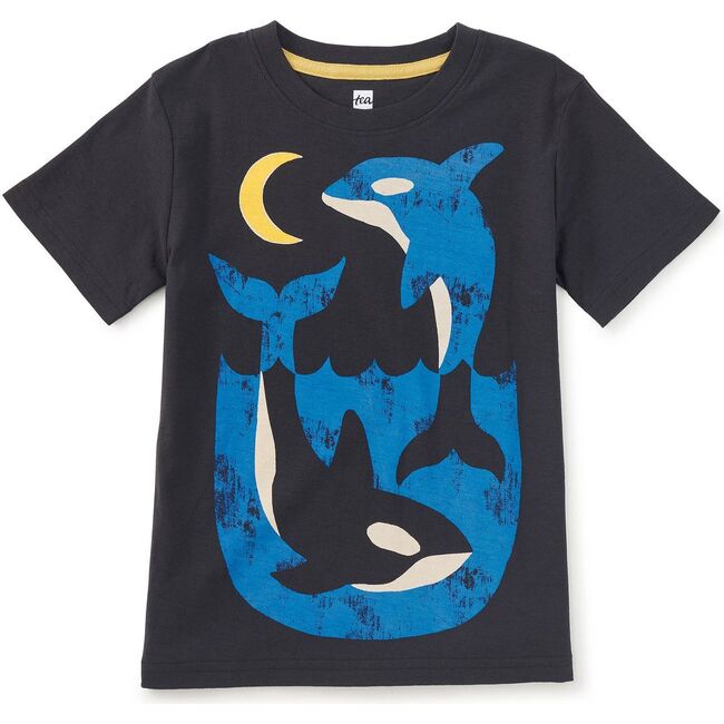 Miro's Orcas Graphic Tee, Jet Black