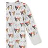 Footed Baby Romper, French Bull Dog - Rompers - 2