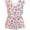 Flutter Sleeve Romper, Flutter Fiesta - Rompers - 2 - thumbnail