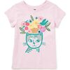 Flora & Feline Graphic Tee, PINK LADY - T-Shirts - 1 - thumbnail