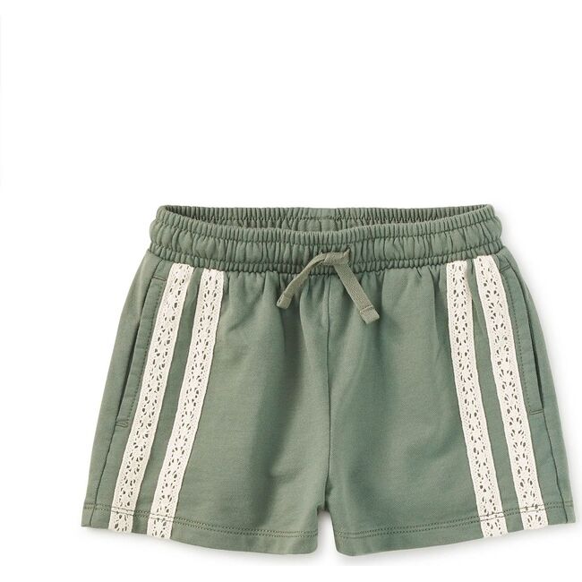 Crochet Sporty Shorts, Dried Rosemary