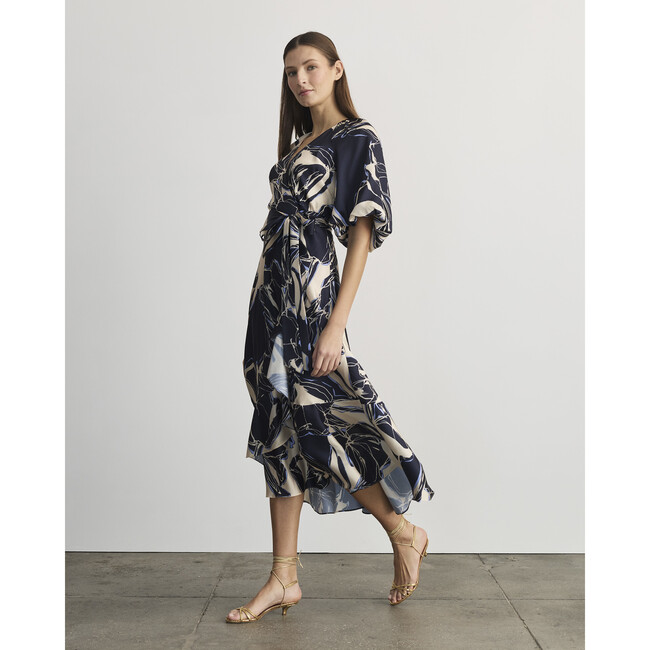 Blairine Dress, Maritime Blue/Cloudy Blue Multi - Dresses - 3