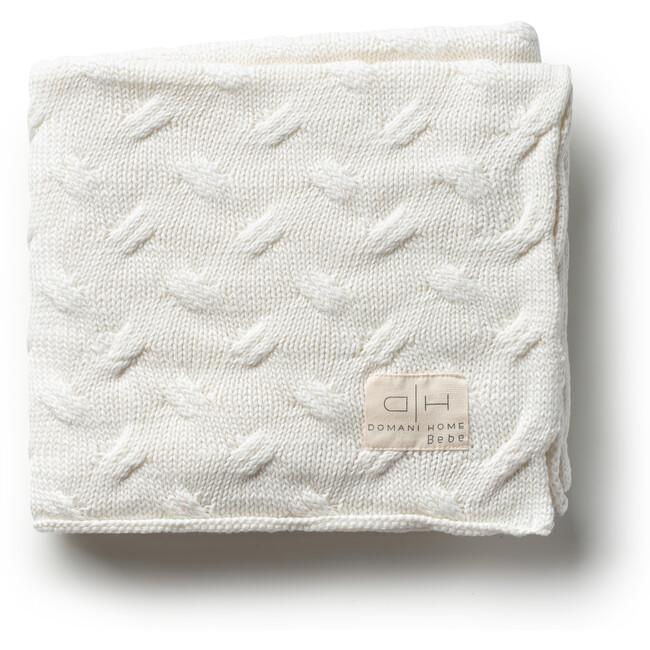 Waves Baby Blanket, Cream