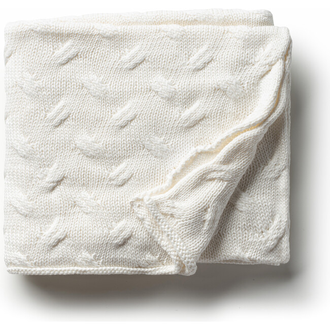 Waves Baby Blanket, Cream