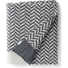 Zima Herringbone Throw Gray - Throws - 2 - thumbnail