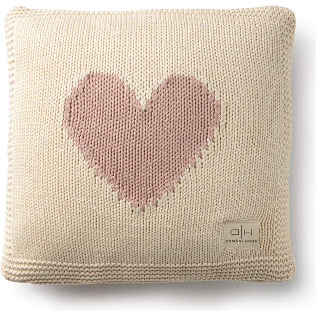 Heart Cushion, Blush
