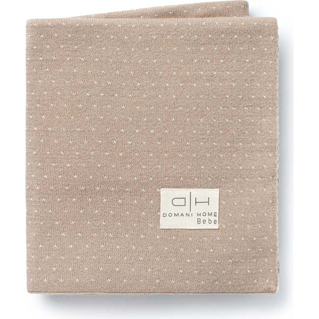 Dotty Baby Blanket, Stone
