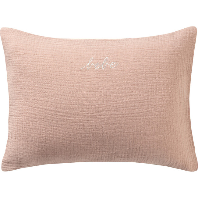 Pink Gauze Linen Bebe Boudoir Sham