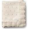 Scalloped Pointelle Blanket - Natural - Blankets - 1 - thumbnail