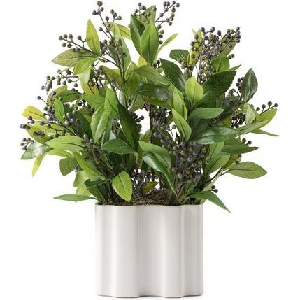 Laurel Large Berrie Leaf Arrangment - Plants - 1