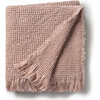 Waffle Muslin Blanket, Blush - Blankets - 2