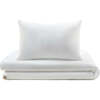 Gauze 4-Piece Duvet Set, White - Duvet Sets - 1 - thumbnail