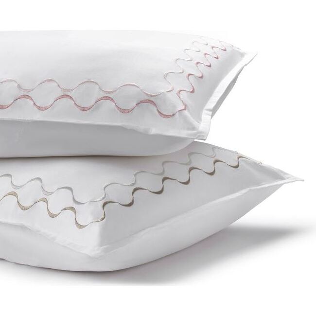 Alps Embroidered Border Crib & Toddler Duvet, Taupe