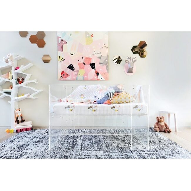 Vetro Crib, Clear Acrylic