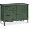 Liberty 6-Drawer Assembled Dresser, Forest Green - Dressers - 1 - thumbnail