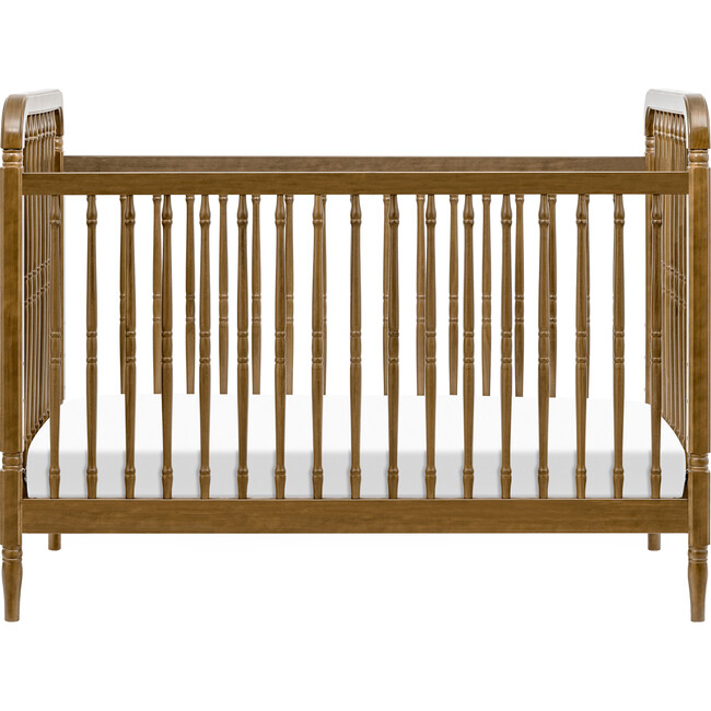 Liberty 3-In-1 Convertible Spindle Crib & Toddler Bed Conversion Kit, Natural Walnut - Nursery Chairs - 3