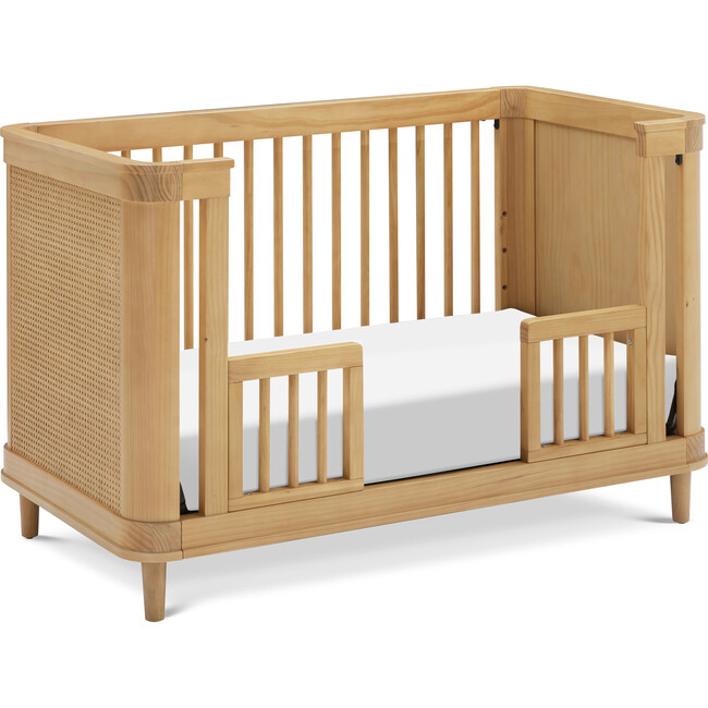Marin with Cane 3-in-1 Convertible Crib, Honey Cane